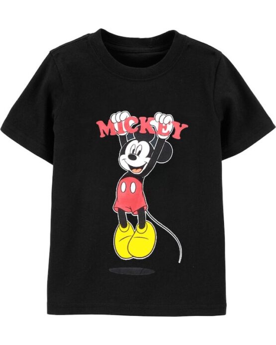 Carter's Mickey Hanging On Logo Tee