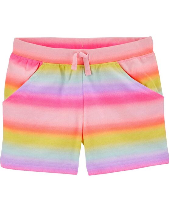 Carter's Rainbow Pull-On French Terry Shorts