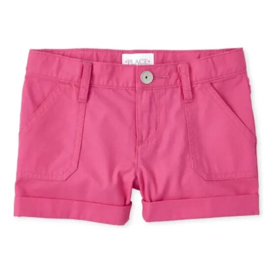 Children's Place Girl Fuchsia Short