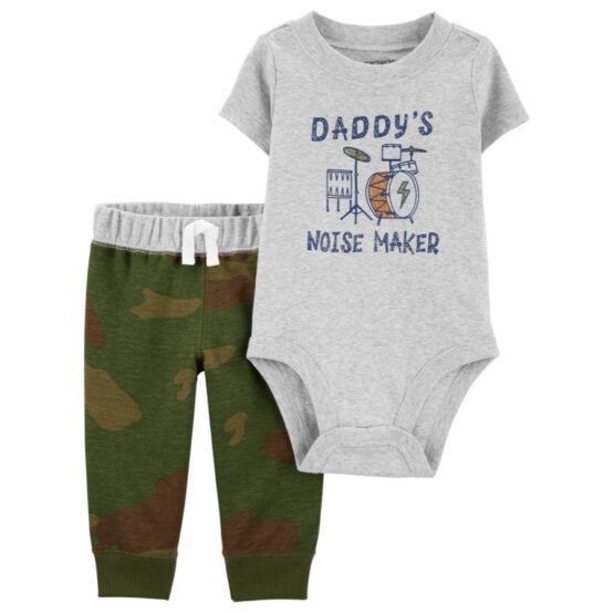 Carter's 2-Piece Daddy's Noise Maker Bodysuit Pant Set