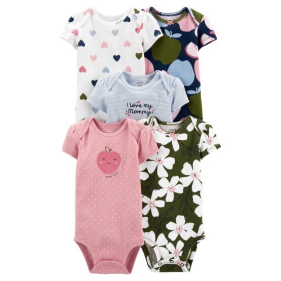 Carter's 5-Pack Short-Sleeve Bodysuits