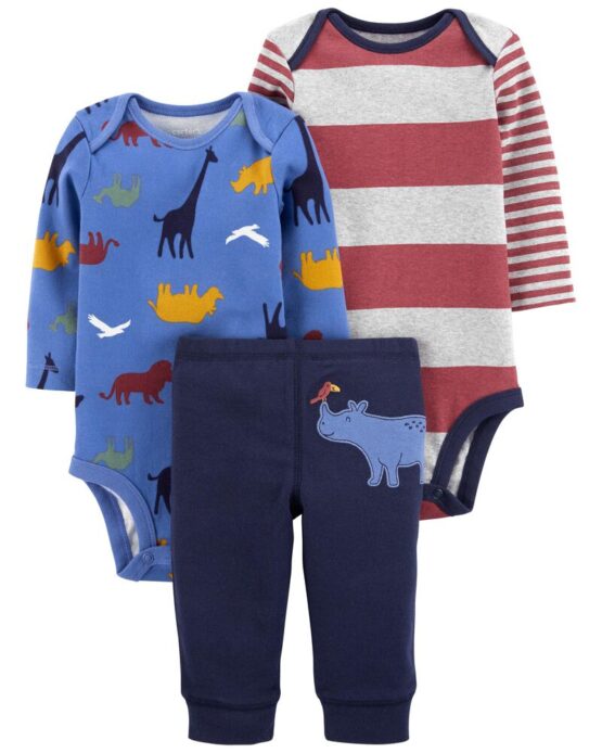 Carter's 3-Piece Dinosaur Outfit Set