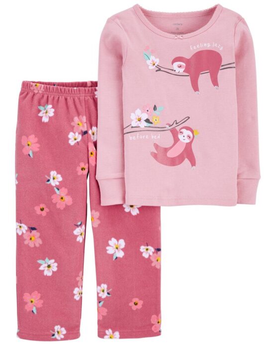 Carter's 2-Piece Sloth Fleece PJs