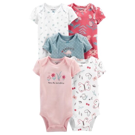 Carter's 5-Pack Short-Sleeve Bodysuits
