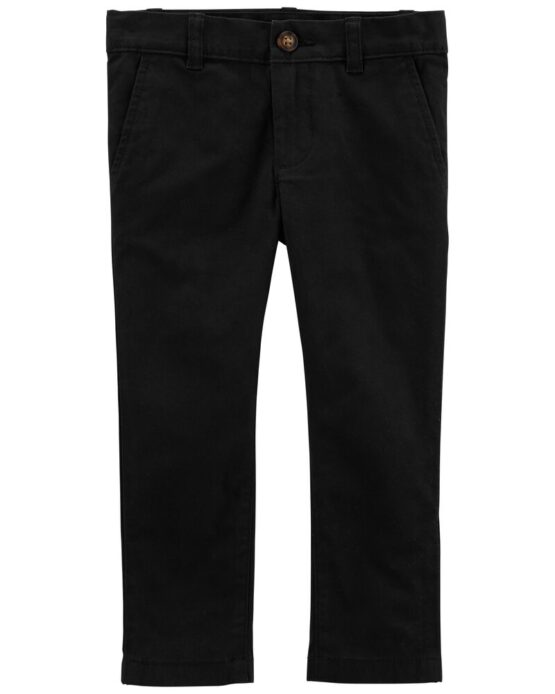 Carter's Black Flat-Front Pants