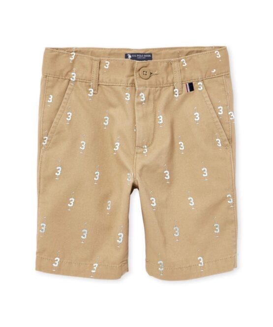 U.S. Polo Assn. Flat Front Print Short