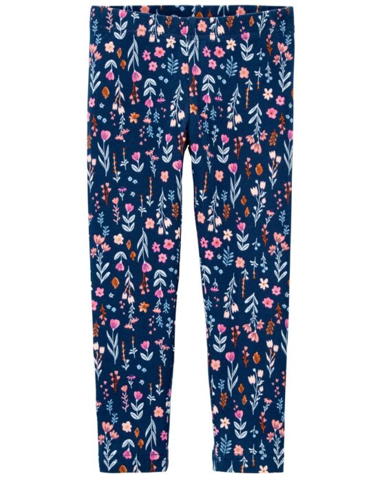 Carter's Baby Navy Floral Leggings