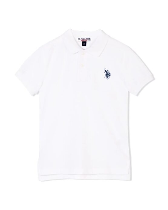 US Polo Assn Polo Blanca 100% Algodon Pique