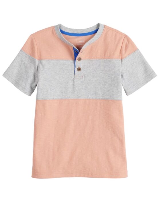 Sonoma Goods For Life Colorblock Henley Top