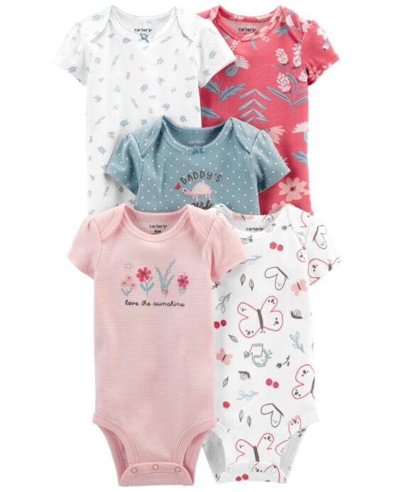 Carter's 5-Pack Short-Sleeve Bodysuits
