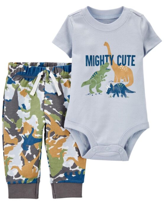 Carter's 2-Piece Dinosaur Bodysuit Pant Set