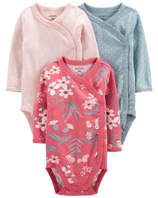 Carter's 3-Pack Side-Snap Bodysuits