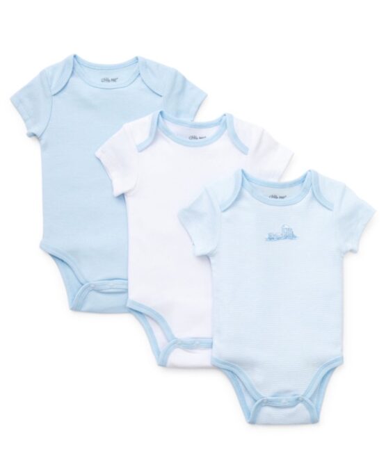 Littleme Train 3-Pack Bodysuits