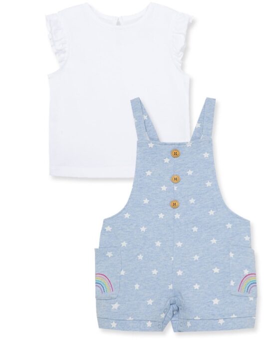 Little Me 2-pc Rainbow Knit Jumper Set