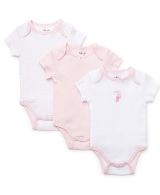Littleme Baby Ballet 3-Pack Bodysuits