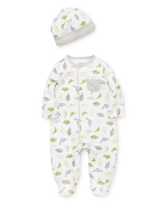 Littleme Tiny Dinos One-Piece and Hat