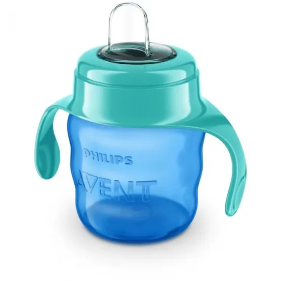 Philips AVENT 7 oz vaso con boquilla suave con asas de 6 + Meses