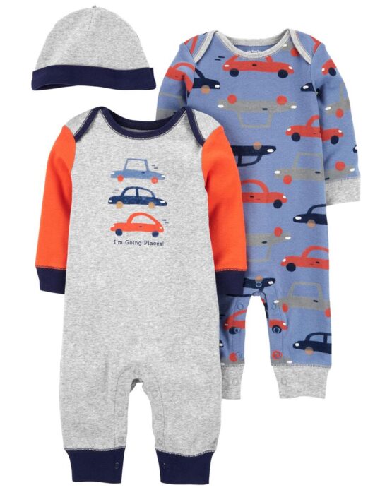 Carter's Baby White 4-Piece Cookie Take-Me-Home Set