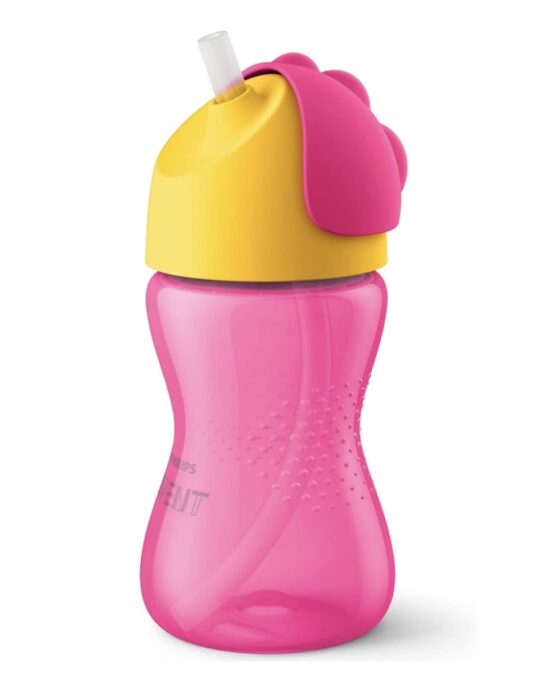 Philips Avent Vaso de Transición con Pajilla 10 oz Rosado Dino 12m+