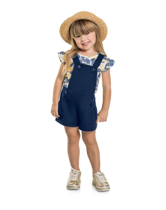 Overol de niña Floreado Mundi