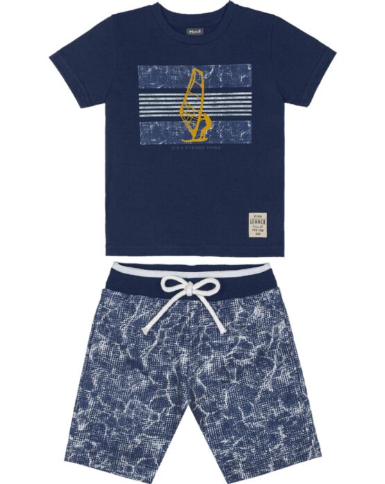 Conjunto Short y Camiseta Mundi