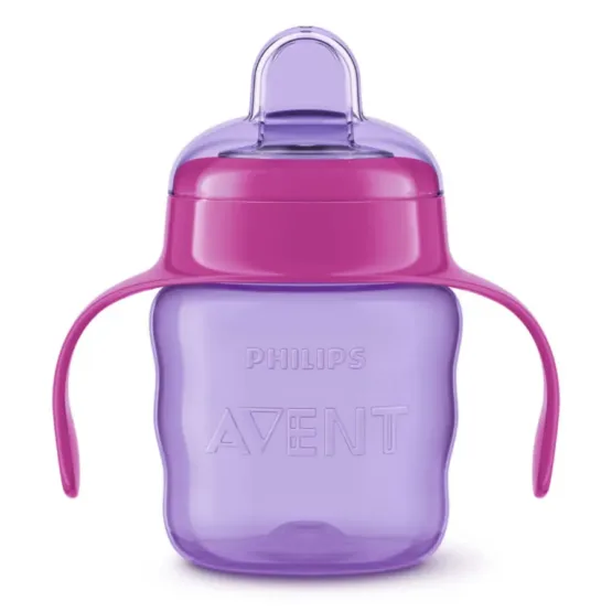 Philips AVENT 7 oz vaso con boquilla suave con asas de 6 + Meses