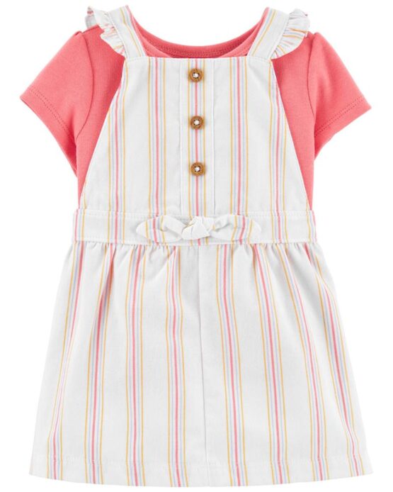 Carter's Infant Girl's 2-Piece Tee and Skirtall Set