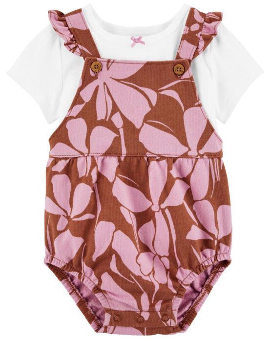 Carter's Infant Girls Overall 2-Piece Set