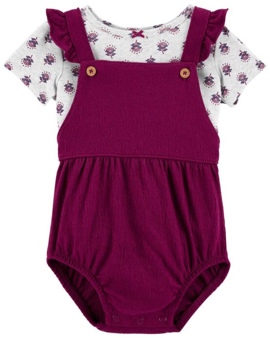 Carter's Infant Girls Overall 2-Piece Set