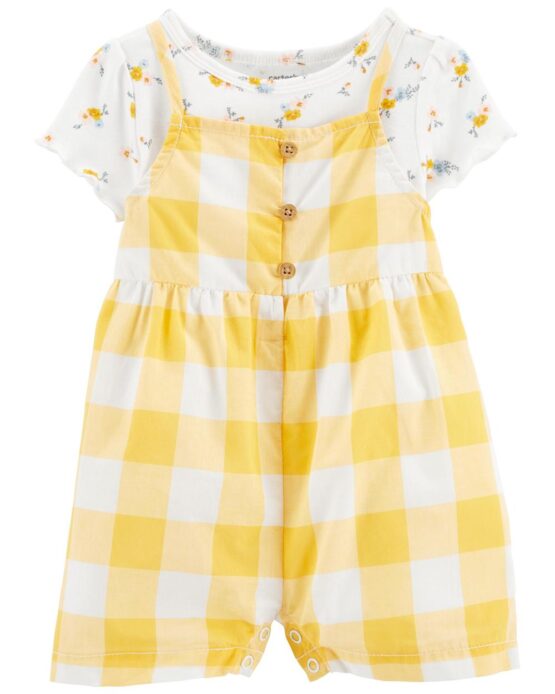 Carter's Infant Girls Overall 2-Piece Set