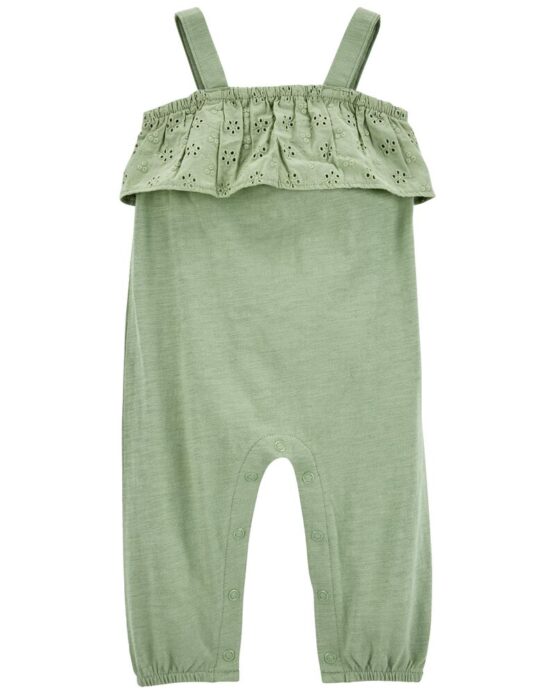 Carter's IG Eyelet Jumpsuit Green