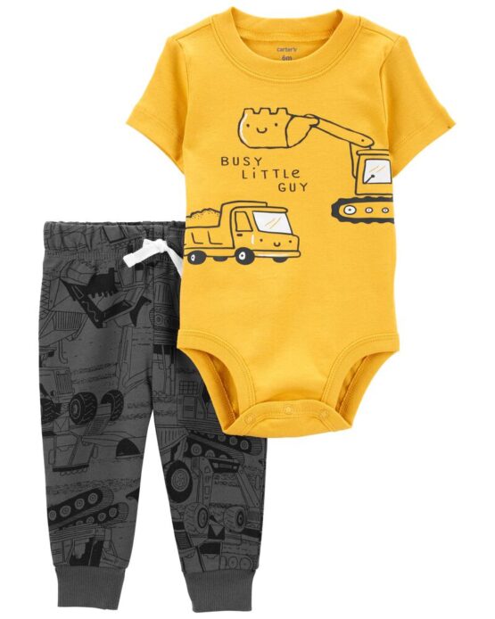 Carter's Infant Boy's 2-Piece Bodysuit Pant Set