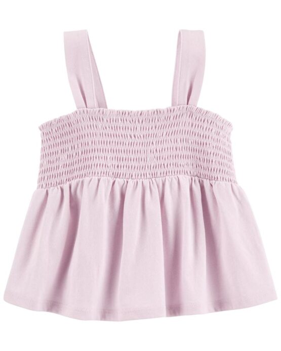 OshKosh Toddler Pink Smoke Smocked Top