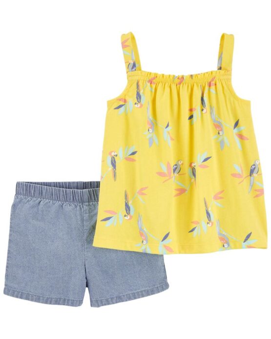 Carter's 2-Piece Bird Tank & Short Set