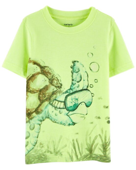 Carter's Turtle Yellow Graphic Tee