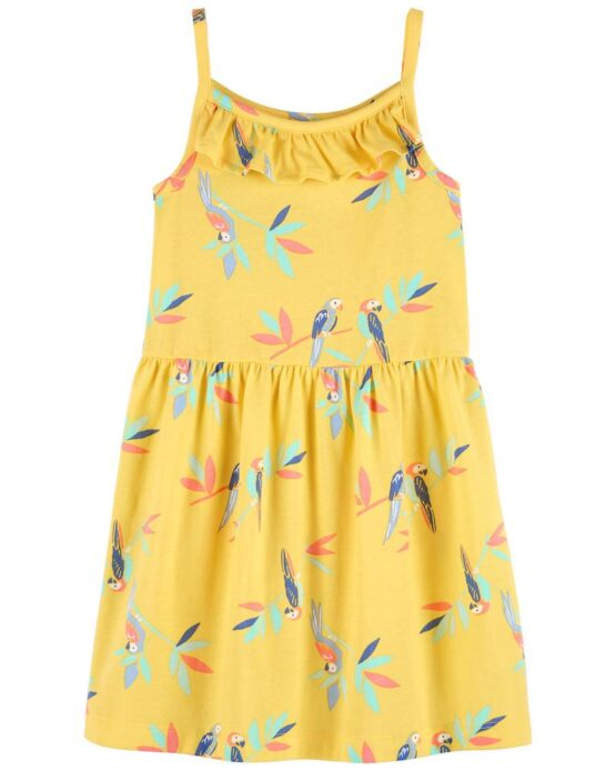 Carter's Toddler Blue Flower Tank Dress