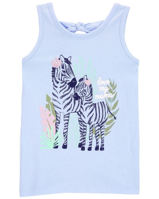 Carter's Zebra Graphic Jersey Tee