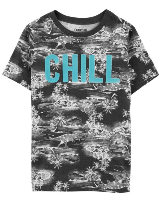 OshKosh Kid Phantom Flocked Chill Shirt