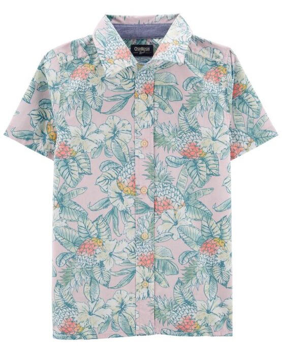 OshKosh Toddler Multi Woven Button-Front Shirt