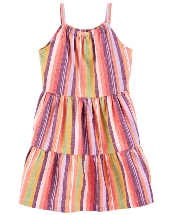 Carter's Peplum Striped Dress
