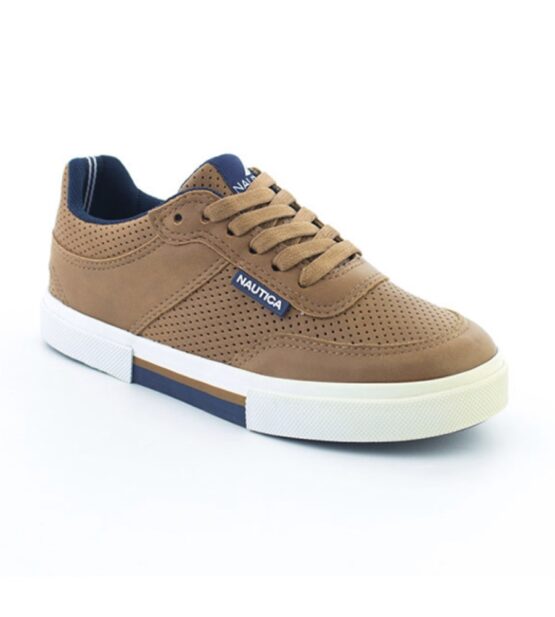 Nautica Tan/Navy Logone Youth Shoe