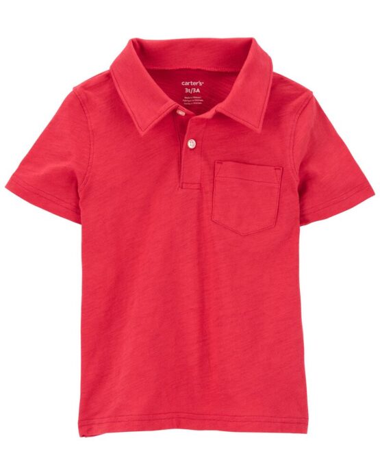 Carter's Red Pocket Polo