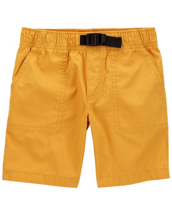 Carter's null Yellow Pull-On Buckle Shorts
