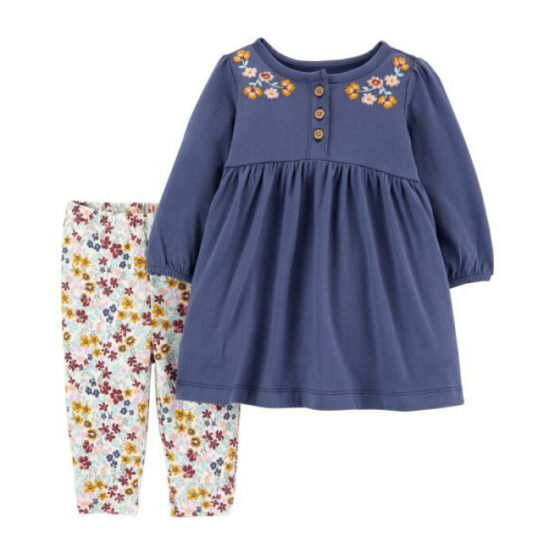 Carter's Girl Legging Floral Set