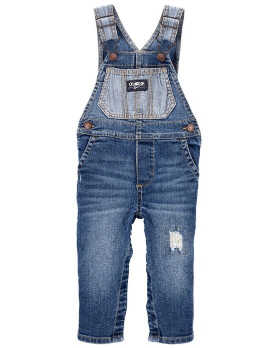 OshKosh Distressed Denim Overalls