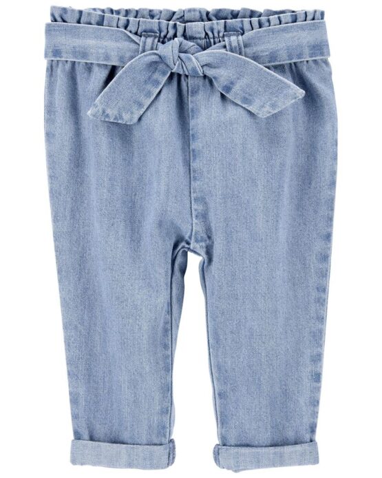 Oshkosh Chambray Baby Girl Pant