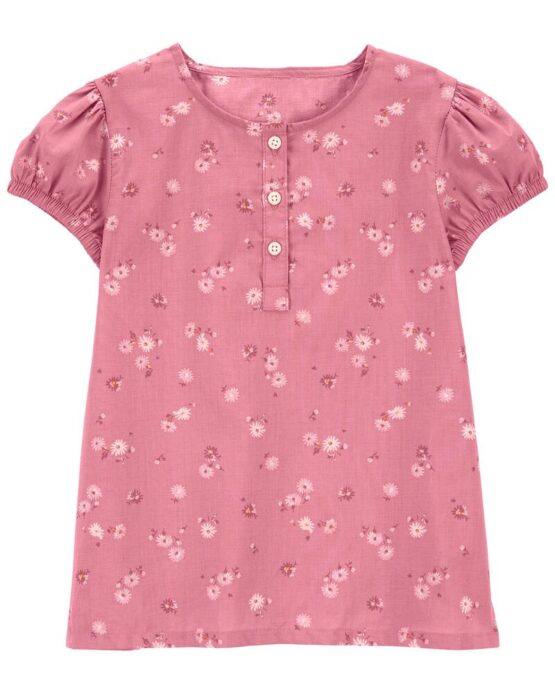 Oshkosh Toddler Floral Cotton Shirt