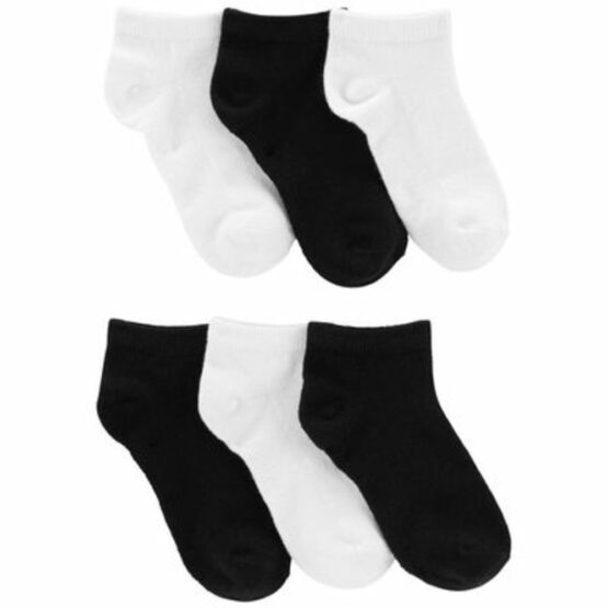 Carter's 6-Pack Solid Toddler Ankle Socks