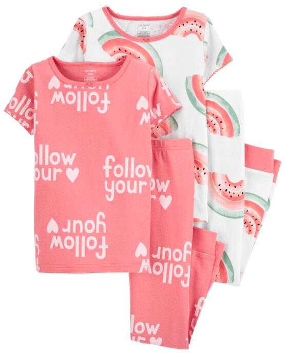Carter's 4-Piece PJ follow your heart
