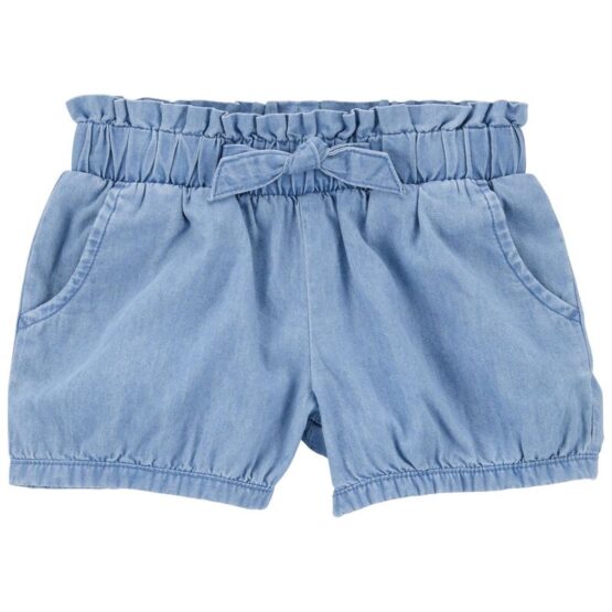 Carter's Chambray Pull-On Bubble Shorts